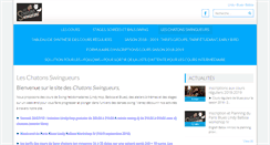 Desktop Screenshot of leschatonsswingueurs.net